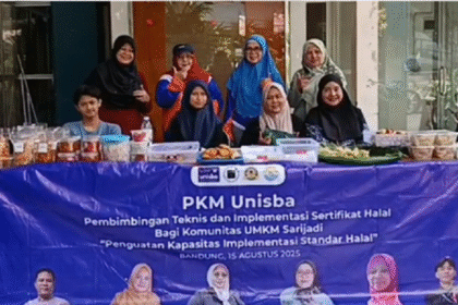 Komunitas UMKM Sarijadi Warnai Fun Bike 2025: Semarak Milad ke-67 Unisba