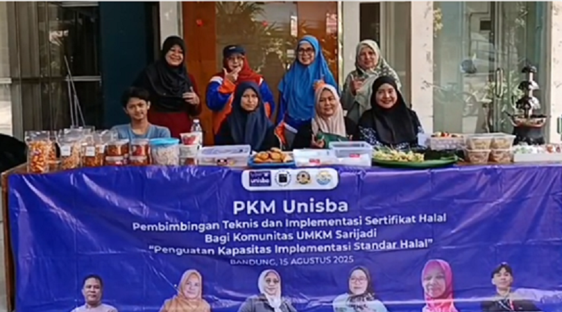 Komunitas UMKM Sarijadi Warnai Fun Bike 2025: Semarak Milad ke-67 Unisba