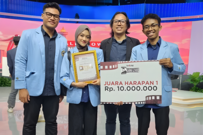 Mahasiswa Fikom Unisba Raih Juara Nasional di Karni Ilyas Award 2025 Lewat Video tentang Krisis Media Cetak